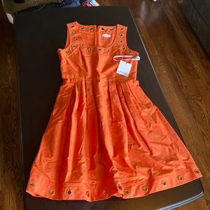 Brand New Casual Calvin Klein Dress Orange size 4.